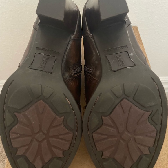 BORN Claire Brown leather ankle boots - Picture 6 of 8